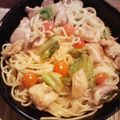 earth mama's cooksnap of when they made 春キャベツとベーコンのペペロンチーノ.