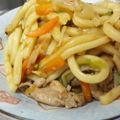 жゆきにゃж's cooksnap of when they made もやしたっぷり焼きうどん.