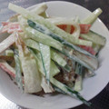 まなみ518's cooksnap of when they made きゅうりとカニカマのマヨサラダ♪.