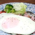 noamanma's cooksnap of when they made ガーリックベーコンライス目玉焼きのせ♪.
