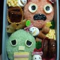 春空☆'s cooksnap of when they made ガチャピン＆ムック『キャラ弁』.