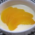 yamita's cooksnap of when they made レンジで簡単＊とろとろ黄桃プリン＊.