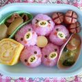 ちっちchan's cooksnap of when they made さくらゴマのお花見弁当(キャラ弁).