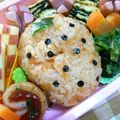 なつあつママ's cooksnap of when they made キャラ弁に！❤いちごのおにぎり❤.