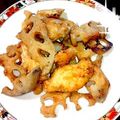 nessy♪'s cooksnap of when they made ◎鶏もも肉とれんこんの味噌炒め.