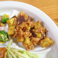 Nekozame's cooksnap of when they made さつま芋とツナの味噌マヨ炒め.