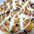 はりゃりゃ's cooksnap of when they made 中力粉とBPで☆ねぎピザ.