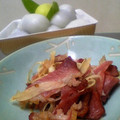 maruru-nn's cooksnap of when they made ごぼうとベーコンの塩コショウ炒め♪.
