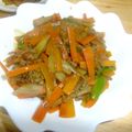 ksajdheg's cooksnap of when they made メインになるきんぴら～カレー味～.