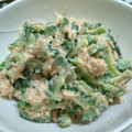 myukitty's cooksnap of when they made ゴーヤの胡麻マヨ和え.