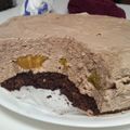 CoffeeCoco's cooksnap of when they made チェリーとチョコのレアチーズケーキ.