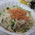 miyuki12's cooksnap of when they made ☆鮭マヨパスタ☆.