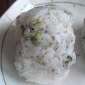 グリーン★彡's cooksnap of when they made 磯の香り♪青海苔・しらすおにぎり▲.