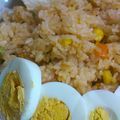 しゅうとん's cooksnap of when they made 炊飯器で簡単チキンライス.