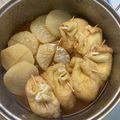 ジャスミン茶☆'s cooksnap of when they made お餅と卵の巾着煮.