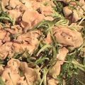 なんとかma's cooksnap of when they made 塩昆布で♪水菜と豚肉のあっさり煮.