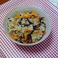 kmukuchap's cooksnap of when they made ひじきと切り干し大根の炊き込みご飯.
