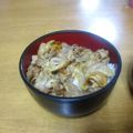 rirakuma22's cooksnap of when they made 皆から大絶賛の豚丼♪.