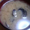 SILK0205's cooksnap of when they made じゃりじゃりしないシジミ味噌汁♪♪.