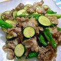 アロハロコモコ's cooksnap of when they made ししとうの香りがする豚バラズッキーニ炒め.
