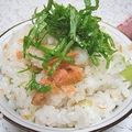 あんこ１９６１'s cooksnap of when they made ニッスイ焼きさけあらほぐし＆セロリのご飯.