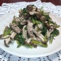 ☆むさし☆'s cooksnap of when they made 豚肉と春菊の黒糖炒め.