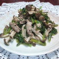 ☆むさし☆'s cooksnap of when they made 豚肉と春菊の黒糖炒め.