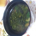 ムーちゃん☆★'s cooksnap of when they made 海苔とほうれん草のお味噌汁.
