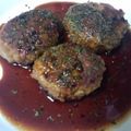 TTkichen's cooksnap of when they made 卵でふんわり、れんこん入りつくね.