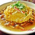 tearstar's cooksnap of when they made つるりん～♪なめこあんかけ天津飯.