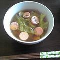 亜久里's cooksnap of when they made おさかなソーセージと餅キャベチーズスープ.
