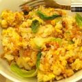 keroneco's cooksnap of when they made パパッと！ストックそぼろ　ｄｅ　炒飯.
