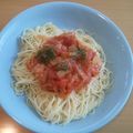 タックメイ's cooksnap of when they made パスタ：シンプルなトマトスパゲティ.