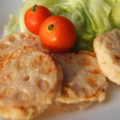 しおりのテーマ's cooksnap of when they made さくさくれんこんのはさみ焼き.