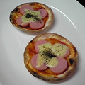 亜久里's cooksnap of when they made 余った餃子の皮で超簡単ピザ風おやつ☆.
