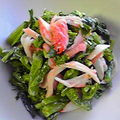 かめ凜's cooksnap of when they made 菜の花とかにかまのからしマヨネーズ和え.