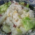 CoffeeCoco's cooksnap of when they made レタスとウインナーとチーズのまぜご飯.