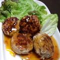 ☆すずちゃん☆'s cooksnap of when they made 卵黄トロ～リ♪豚ひきつくね.