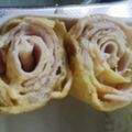 まなみ518's cooksnap of when they made お弁当♪ハム卵焼き.