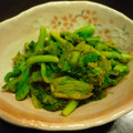 新妻あや's cooksnap of when they made 菜の花の辛し和え.