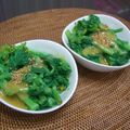 hisa411yo's cooksnap of when they made 菜の花の辛子酢味噌和え.