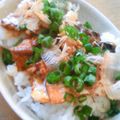 ゆいちん5's cooksnap of when they made 休日のランチに♪さんまの蒲焼丼.