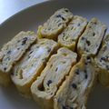 そらうた's cooksnap of when they made 黒ごまチーズ玉子焼き.