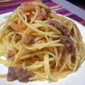 mihiGT's cooksnap of when they made アンチョビとたらこのパスタ.