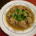 まいつか's cooksnap of when they made ＊夕飯＊蓮根たっぷり鶏肉だんごのあんかけ.