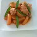 ちゃこ51's cooksnap of when they made ＊手羽元と大根の甘辛煮＊.