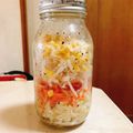 papikun's cooksnap of when they made 簡単 綺麗 ジャーサラダ.