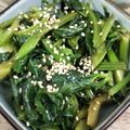 ささささ＆＊'s cooksnap of when they made 葉っぱが美味しい！セロリの葉のごま油炒め.