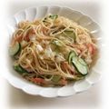 mariniko's cooksnap of when they made カニかまのスパゲティサラダ.