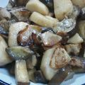 きょろ太's cooksnap of when they made ナスと長芋のバタポン炒め.